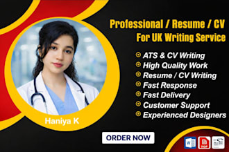 design CV writing for UK, USA, uae offer professional resume writing