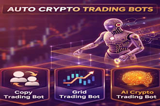 build copy trading bot, grid trading bot, ai crypto trading bot