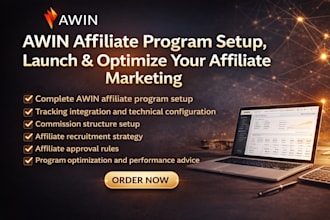 do technical setup, optimize and manage your awin affiliate program