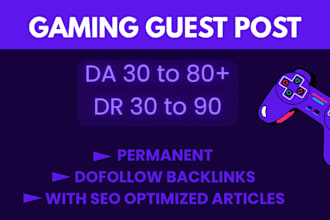 create powerful gaming backlinks through high impact gaming guest posts