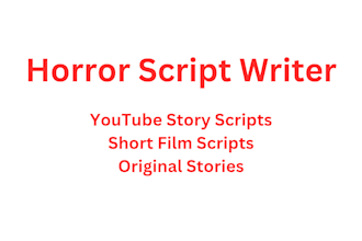 write a horror story or horror thriller movie script