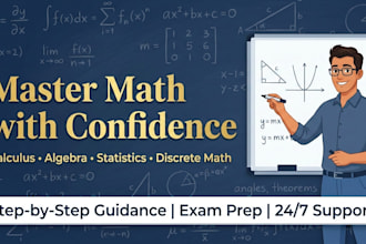 teach you basic math calculus algebra and college math
