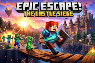design a viral minecraft youtube thumbnail