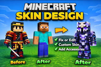 edit or fix your minecraft skin