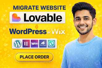 migrate lovable website to wordpress or wix fast and safely