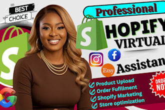 be your shopify expert and store manager for marketing and growth