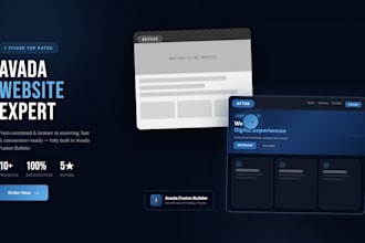 design, customize, and fix your avada wordpress website
