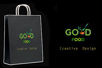 design minimalist restaurant, cafe and food brand logo