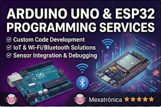 program your esp32 or arduino microcontroller