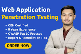 do vulnerability scan and penetration testing to ensure web security
