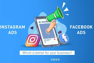 instagram ads, linkedin ads and facebook ads campaign