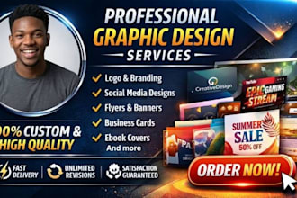 design flyer, poster, logo design, graphic design, social media banner