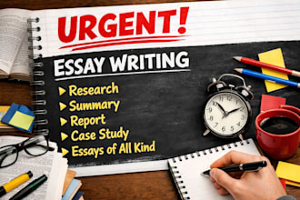 do urgent writing as an essay writer