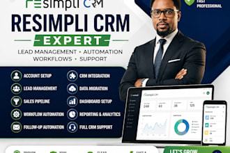 be your resimpli crm specialist for lead management, automation and support
