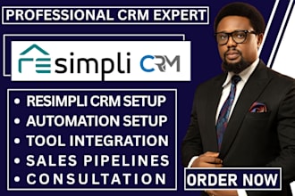 be your resimpli crm expert for lead management automation workflows and support