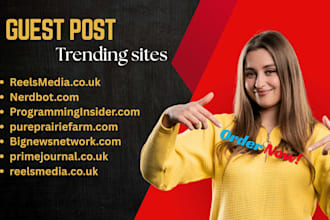 do guest post on nerdbot, and reelsmedia,co,uk
