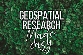 be your geospatial research and analysis partner