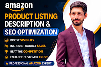 do amazon listing creation, amazon listing optimization, SEO product description