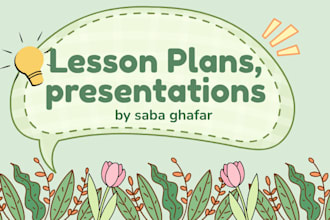 create interactive lesson plans, science projects and ppts