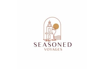 do a luxury travel business logo and any line art design