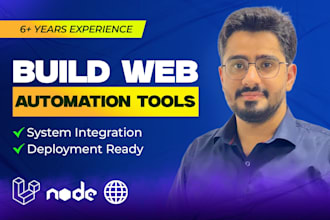 build browser automation, data extraction or web scraping script