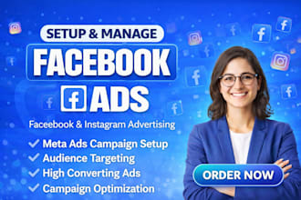 setup facebook ads,meta ads advertising marketing  campaign