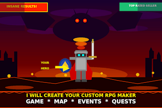 create a custom rpg maker map, game, event, quest, gameplay system