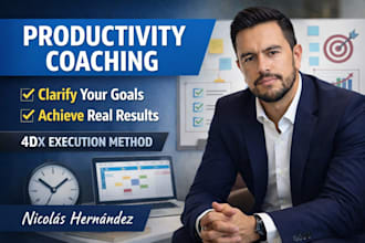 help you execute your goals with productivity coaching