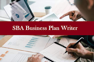 prepare an sba business plan for the loan approval