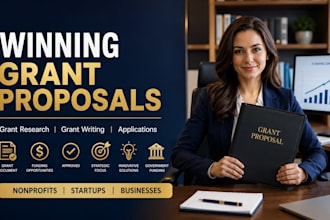 write a winning grant proposal, grant application, grant research and funding