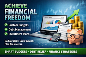 create budgets debt management debt repayment plans and investment plans