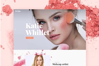 do makeup artist business website development