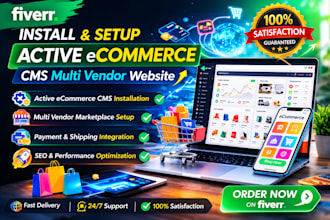 install and setup active ecommerce cms multi vendor website