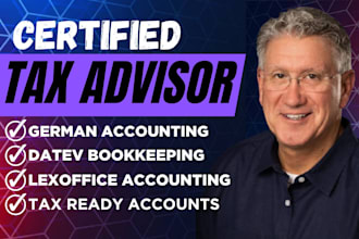 handle datev or lexoffice german bookkeeping, accounting and payroll filings