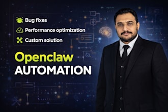 build, fix, and optimize openclaw, clawdbot, moltbook and openclaw automation