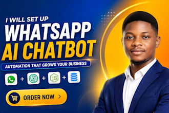 set up whatsapp business API, ai chatbot and automation for your business