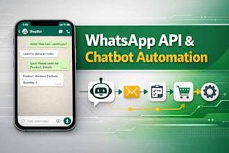 integrate whatsapp API and chatbot automation for your business