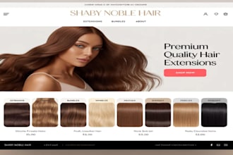 hair extension website hair extension shopify store wix hair extension website