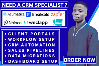 setup noloco crm jane app weclapp acumatica breakcold crm zap automation