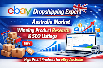 ebay dropshipping product research listing australia