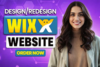 build a responsive wix website, wix landing page or redesign wix site expert seo