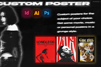 design a custom movie, music, or personal poster