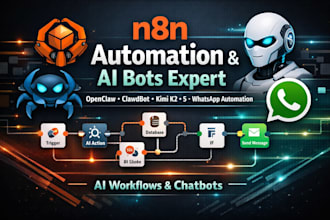 n8n automation openclaw clawdbot kimi k2 5 whatsapp chatbot n8n workflow expert