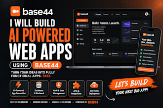 develop base44 bug fixing base44 replit base44 app base44 expert base44 web