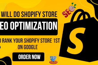 do shopify store SEO optimization to rank your shopify store 1st on google