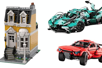 custom lego technic bike, toys, cars, and houses with automated XML parts lists