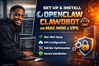set up install openclaw clawdbot set up open claw clawdbot on mac mini, vps