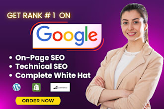 be your wordpress shopify onpage, technical seo expert for website ranking