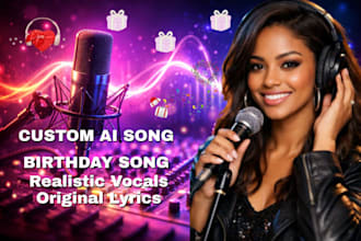 create or remake a custom birthday or gift ai song with lyrics for any genres