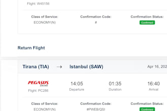 book airline tickets for your visa application